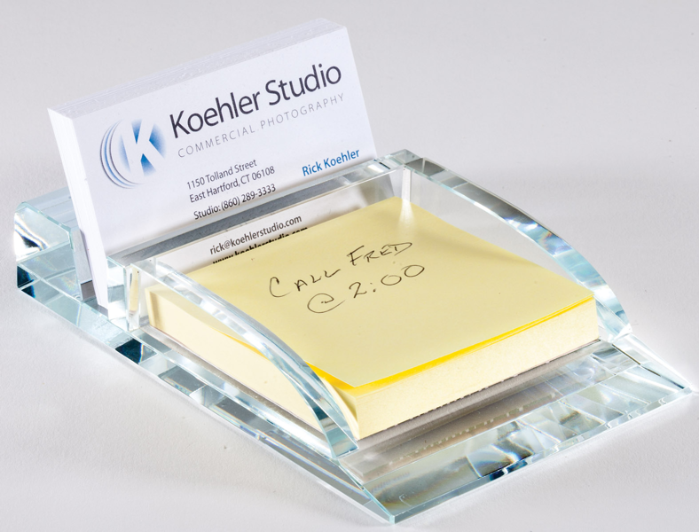 CRY17 Crystal Card and Note Holder